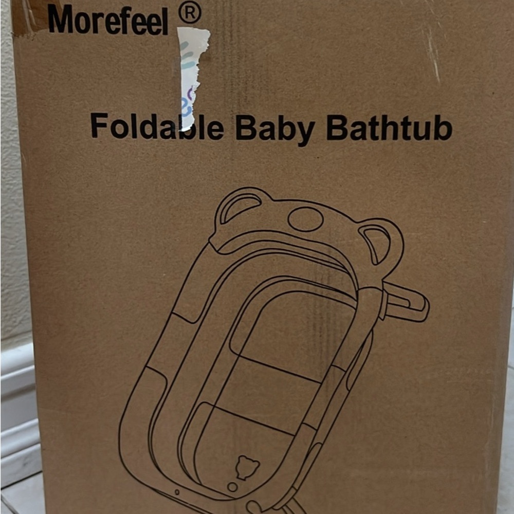 Morefeel Foldable Baby Bathtub - Pink